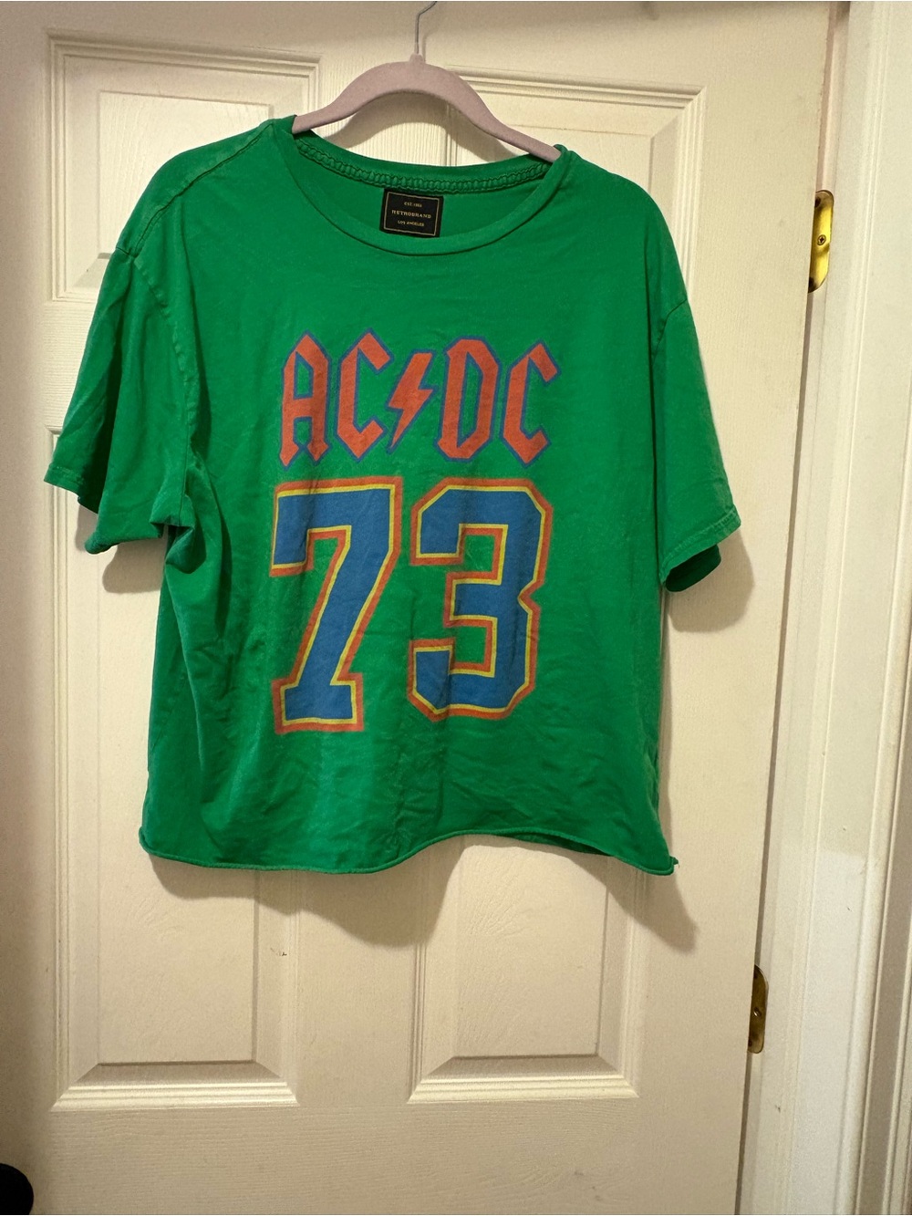 Original Retro Brand Green AC/DC '73 Graphic Tee from anthropology